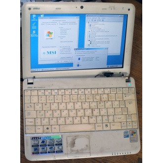 Нетбук MSI Wind U100 (Intel Atom N270 1.66Ghz /1024Mb DDR2 /120Gb /10" 1024x600) - Апрелевка